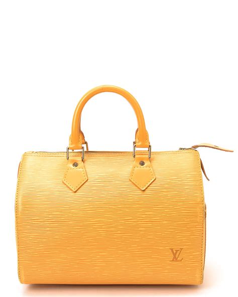 Louis Vuitton yellow handbag